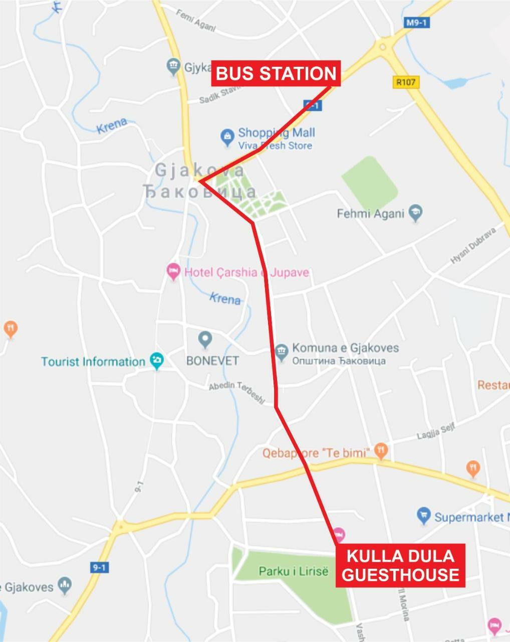 Kulla Dula Guesthouse Gjakova Екстер'єр фото